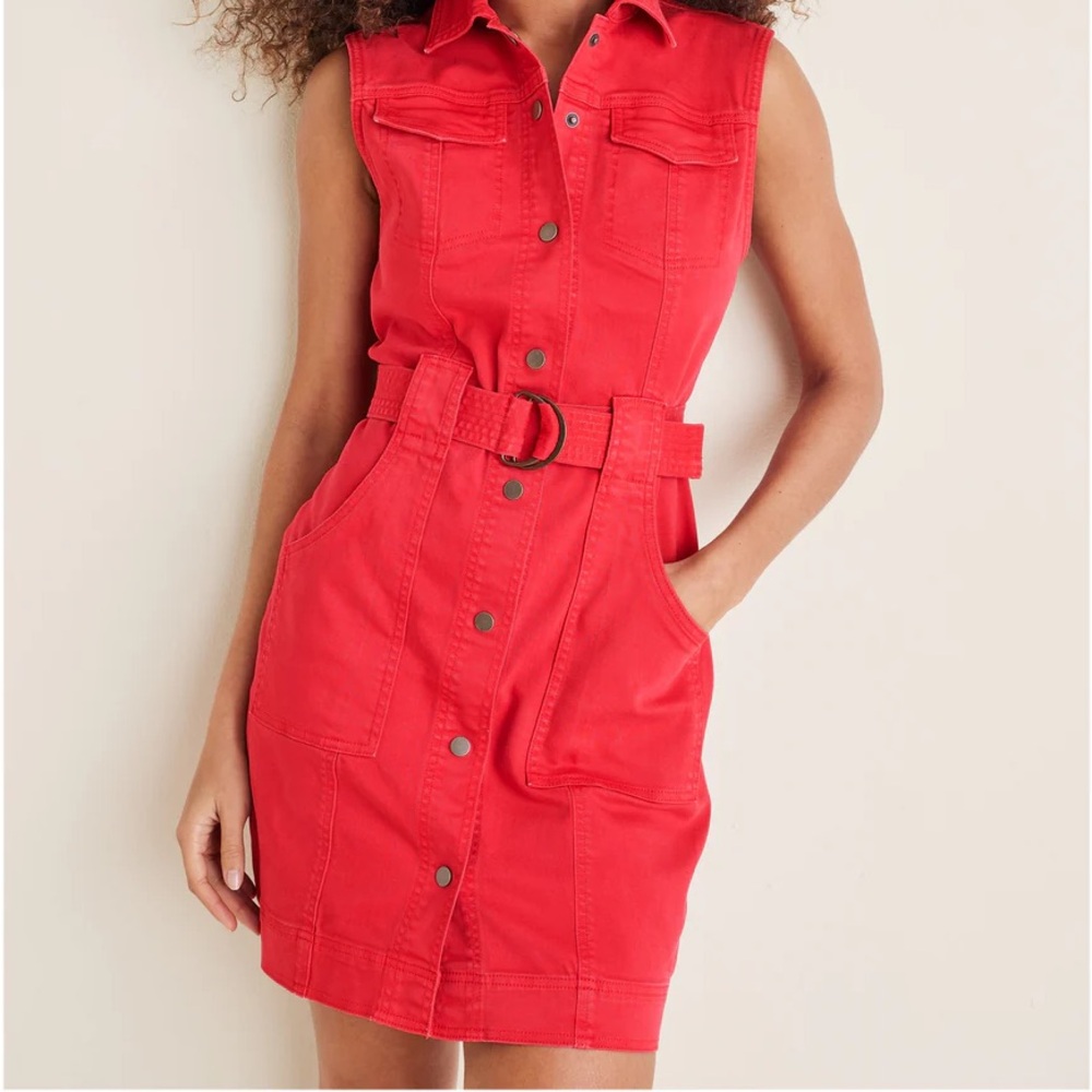 Venus STYLE: #Z249317
Colored Twill Utility Dress Size 2